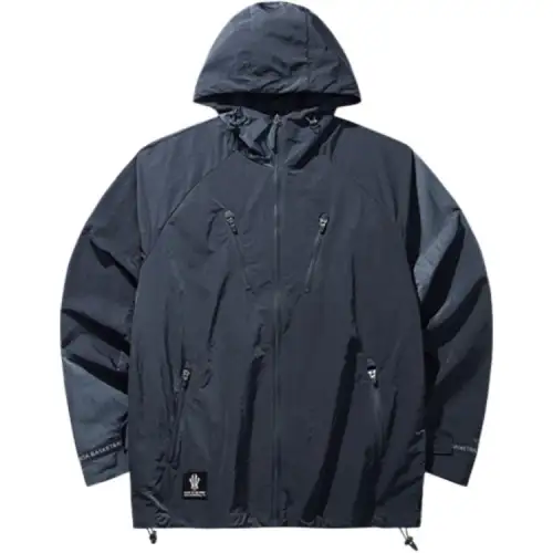 Anta Basketball Collection Trench Coat Men's Silver Wing Gray