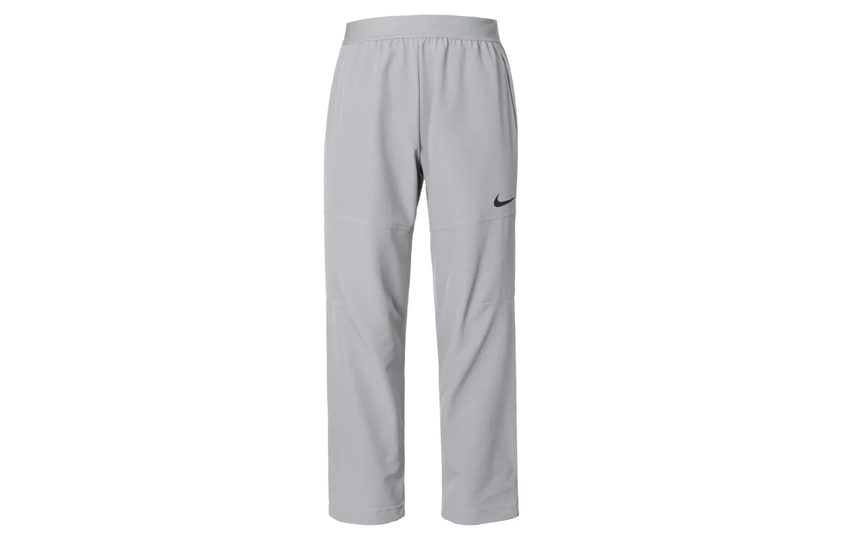 Nike Pro Vent Max Solid Color With Casual Training Fleece Lined Knitted Sweatpants Men's Particle Gray