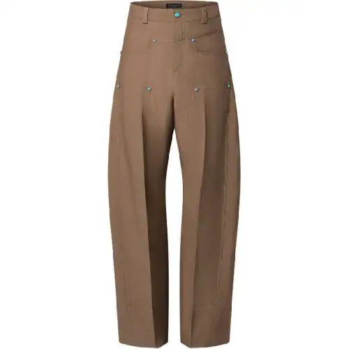 LOUIS VUITTON FW24 Cargo Pants Men's Brown