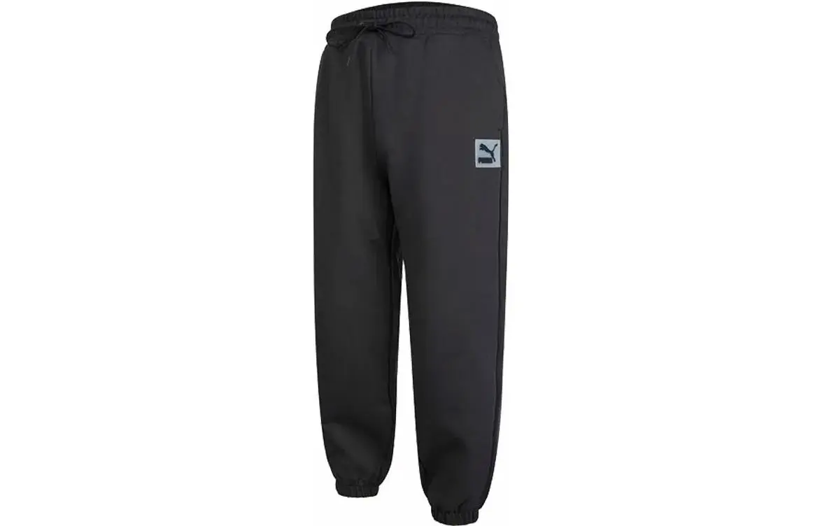 PUMA Knitted Sweatpants Men's Black
