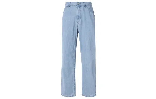 UNIQLO Jeans Unisex Sky Blue Moderate Wide Leg Pants