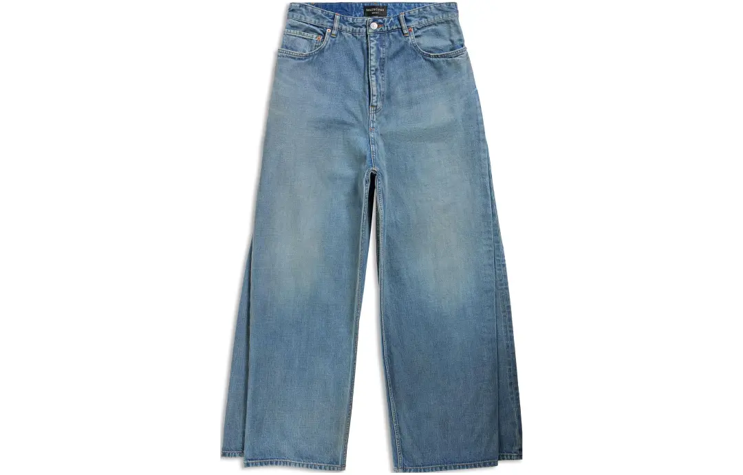 Balenciaga FW23 Jeans Loose Fit Unisex Blue