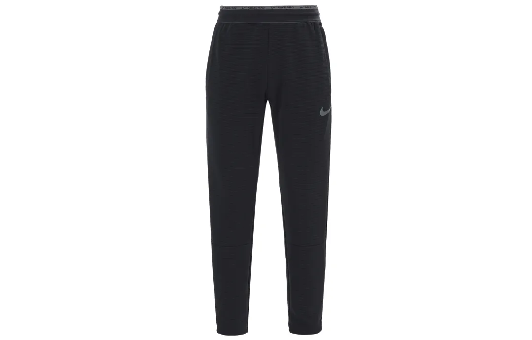 Nike Casual Pants Men's Black Moderate Straight Fit Pants