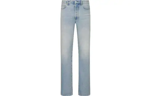 DIOR Homme Logo Patch Straight Leg Jeans