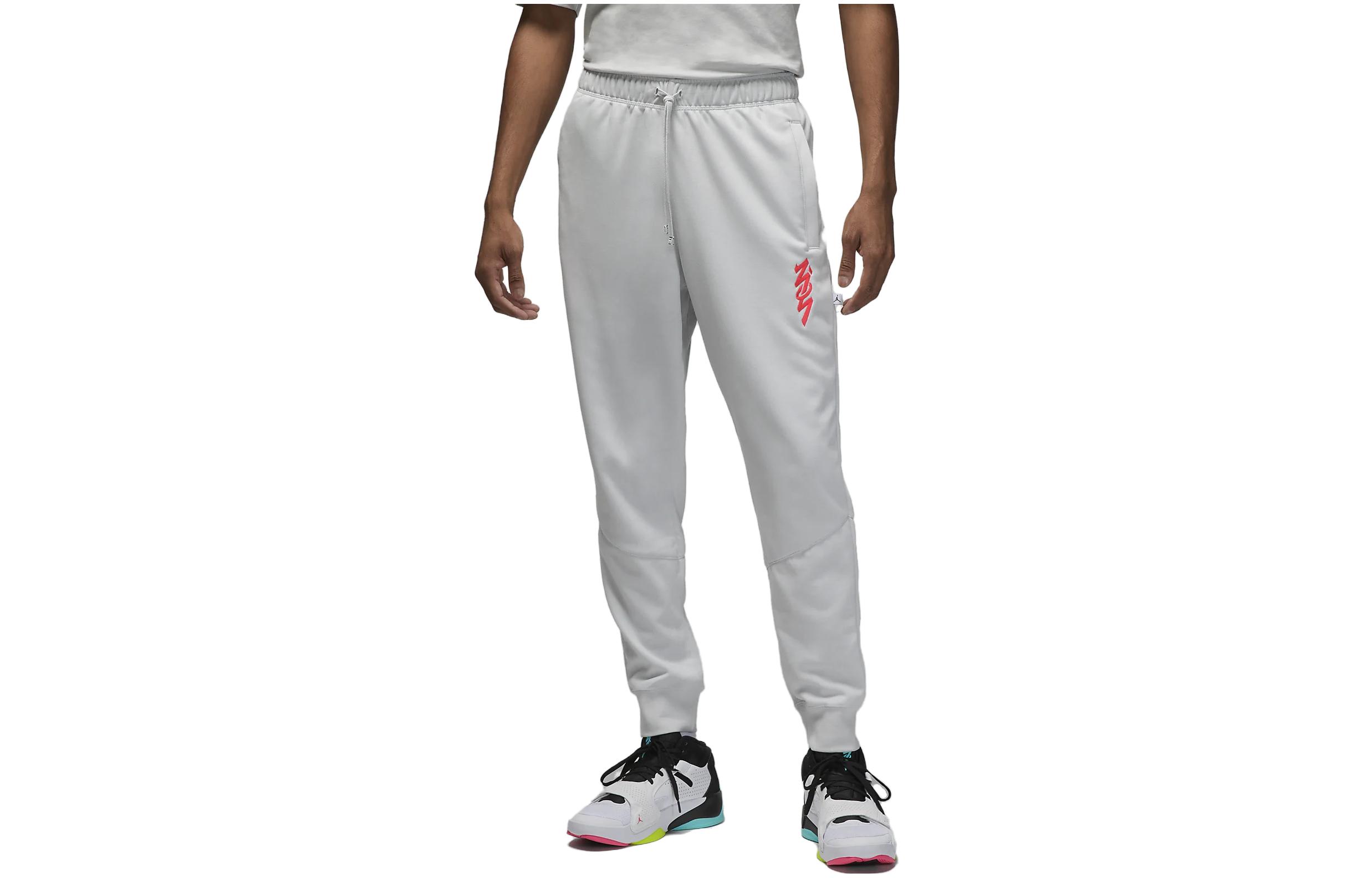 Jordan Zion Dri FIT | Knitted Sweatpants Men's Gray