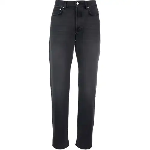 DIOR Jeans Men's Gray Moderate Straight Fit Pants