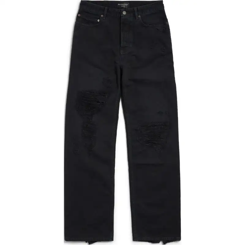 Balenciaga FW24 Jeans Regular Fit Unisex Black