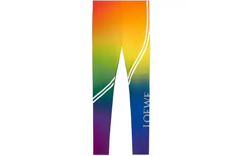 LOEWE Knitted Sweatpants Men's Multicolor Moderate Slim Fit Pants