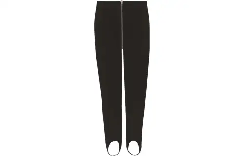 GUCCI Zipper Detail Stirrup Pants