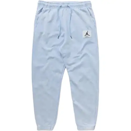 Jordan Flight Knitted Sweatpants Men's Ice Blue Moderate Cuffed Pants