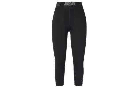 Jordan Air Jordan 23 Knitted Sweatpants Men's Black Moderate Slim Fit Pants