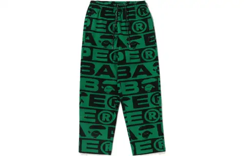A BATHING APE Logo-print Cotton Blend Track Pants