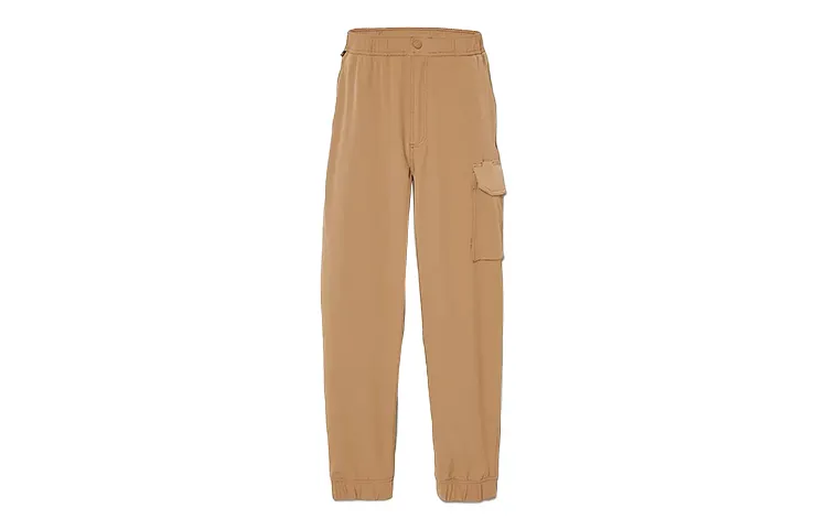 Timberland Knitted Sweatpants Men's Wheat Moderate Cuffed Pants