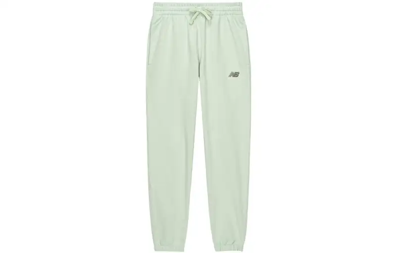 New Balance Knitted Sweatpants Unisex Green Moderate Cuffed Pants