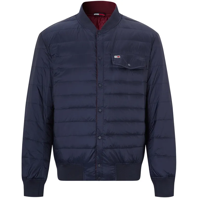 Tommy Hilfiger Down Jacket Men's Dark Blue/Burgundy