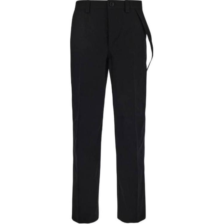 Burberry mid-rise cotton wide-leg trousers