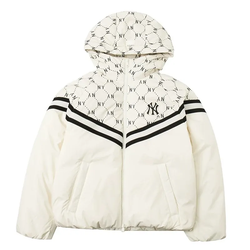 MLB FW24 Down Jacket Unisex Ecru