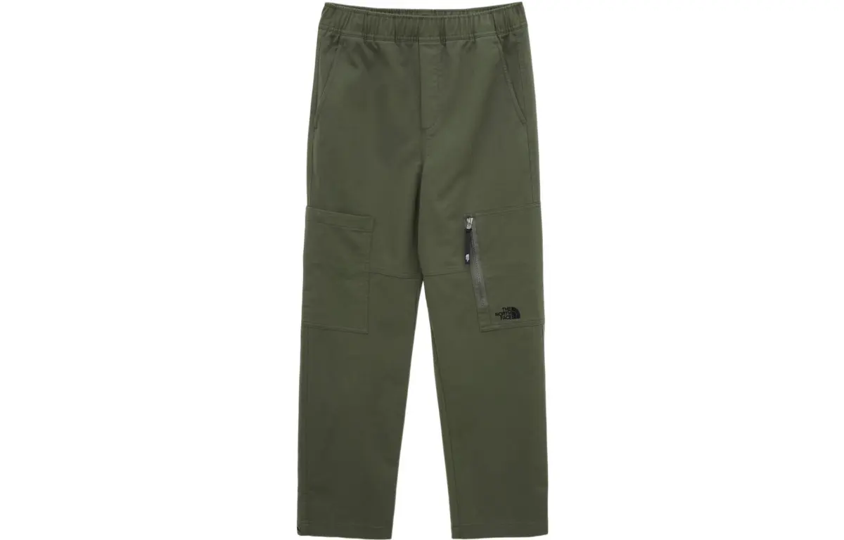 THE NORTH FACE Casual Pants Men's Green Moderate Straight Fit Pants