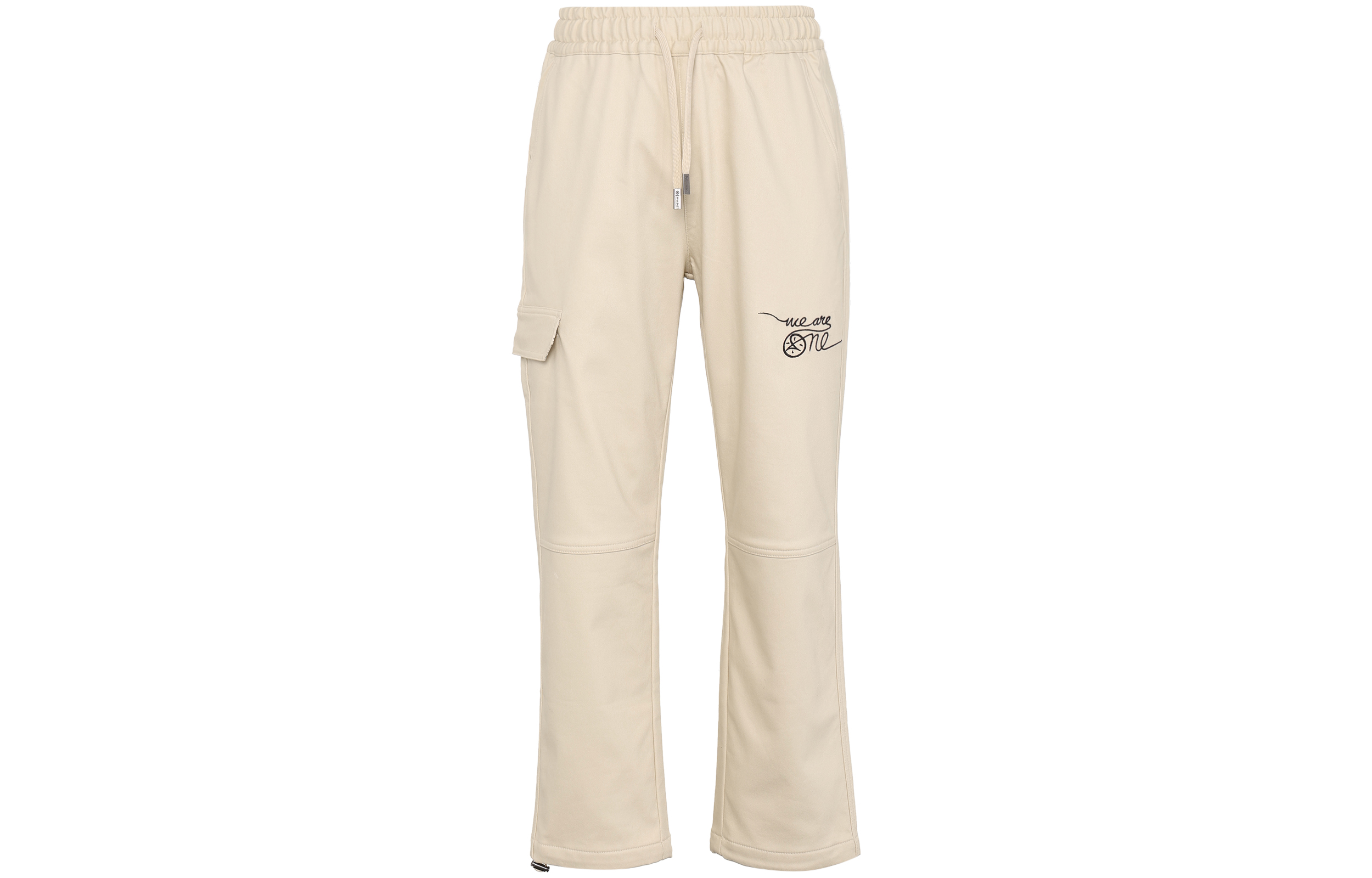 LiNing Li Ning x Artist DFT Joint Series Wade Straight Velvet Casual Pants Winter Unisex Khaki