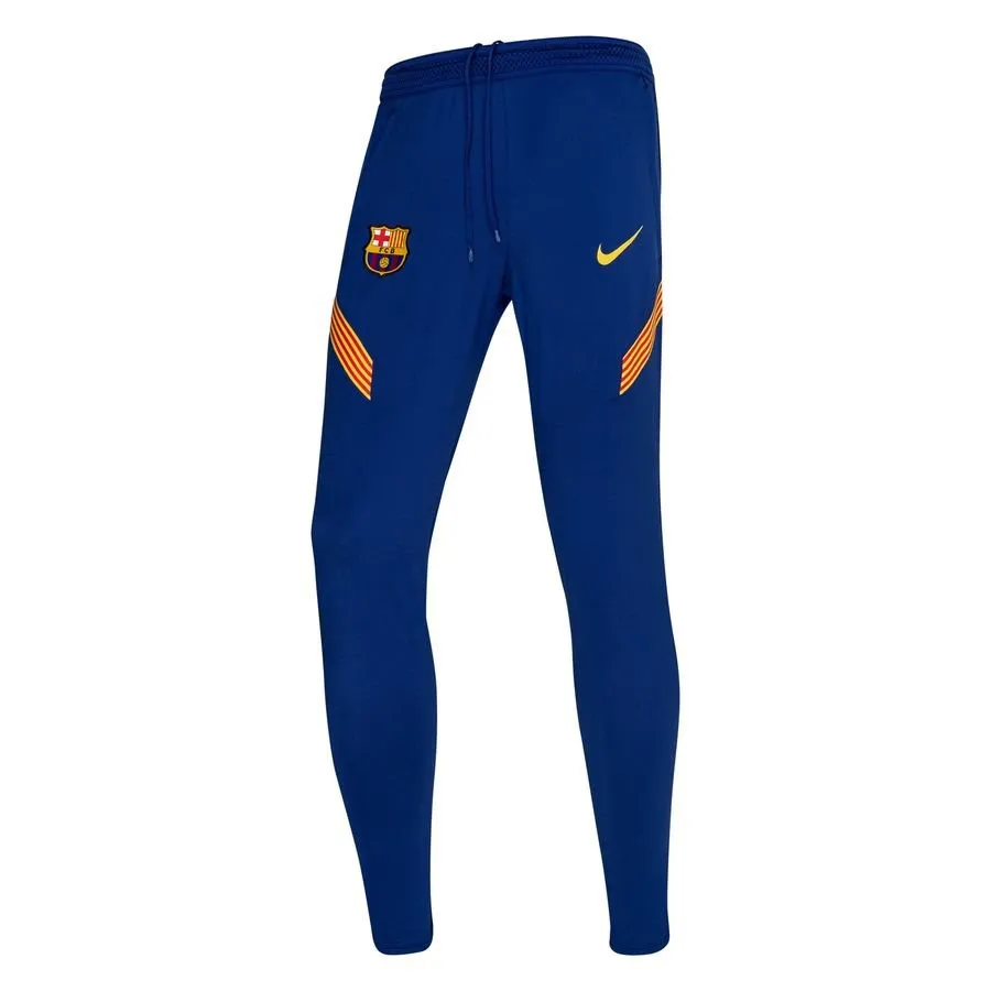 Nike Knitted Sweatpants Men's Blue Moderate Slim Fit Pants