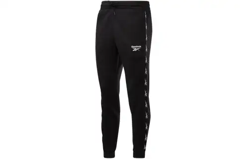 Reebok Te Tape Jogger Knitted Sweatpants Men's Black