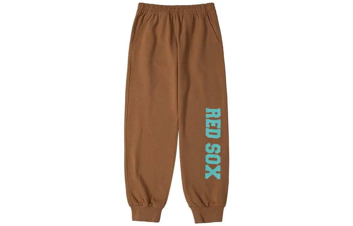 MLB Knitted Sweatpants Unisex Dark Beige