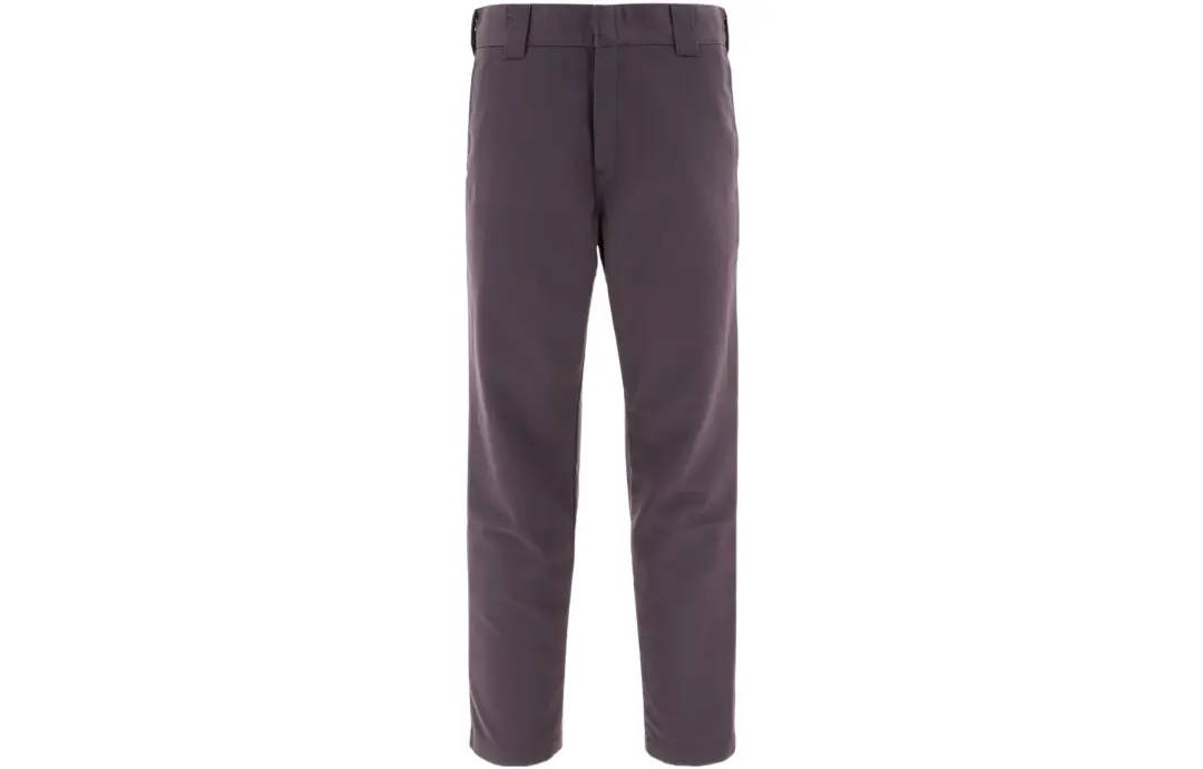 Carhartt WIP Casual Pants Men's Gray Purple Moderate Straight Fit Pants