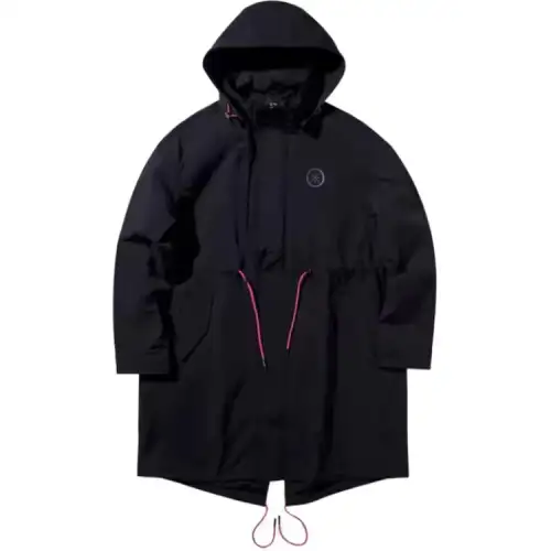 Li Ning Trench Coats Men's Black Hooded Moderate Other