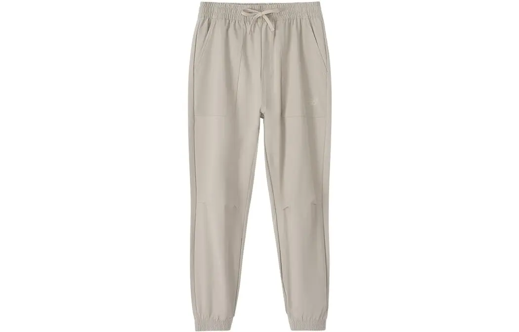 New Balance Knitted Sweatpants Men's Gray Moderate Cuffed Pants