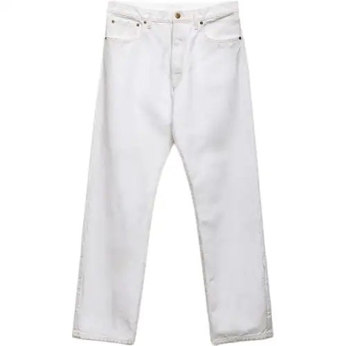 PRADA Jeans Men's White Moderate Straight Fit Pants