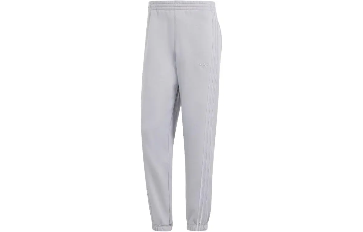 Adidas Originals Fashion Sweat Pants Knitted Sweatpants Men's Aluminum Gray
