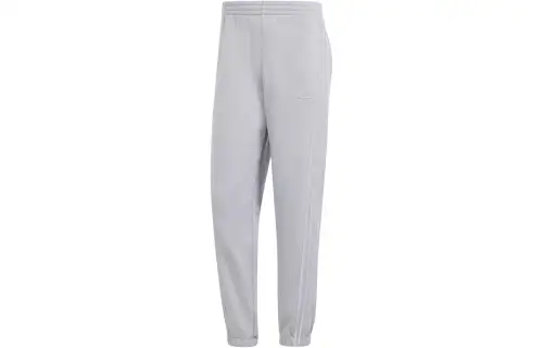 Adidas Originals Fashion Sweat Pants Knitted Sweatpants Men's Aluminum Gray