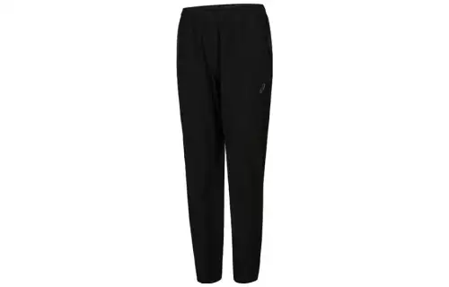 ASICS Knitted Sweatpants Men's Black Moderate Cuffed Pants