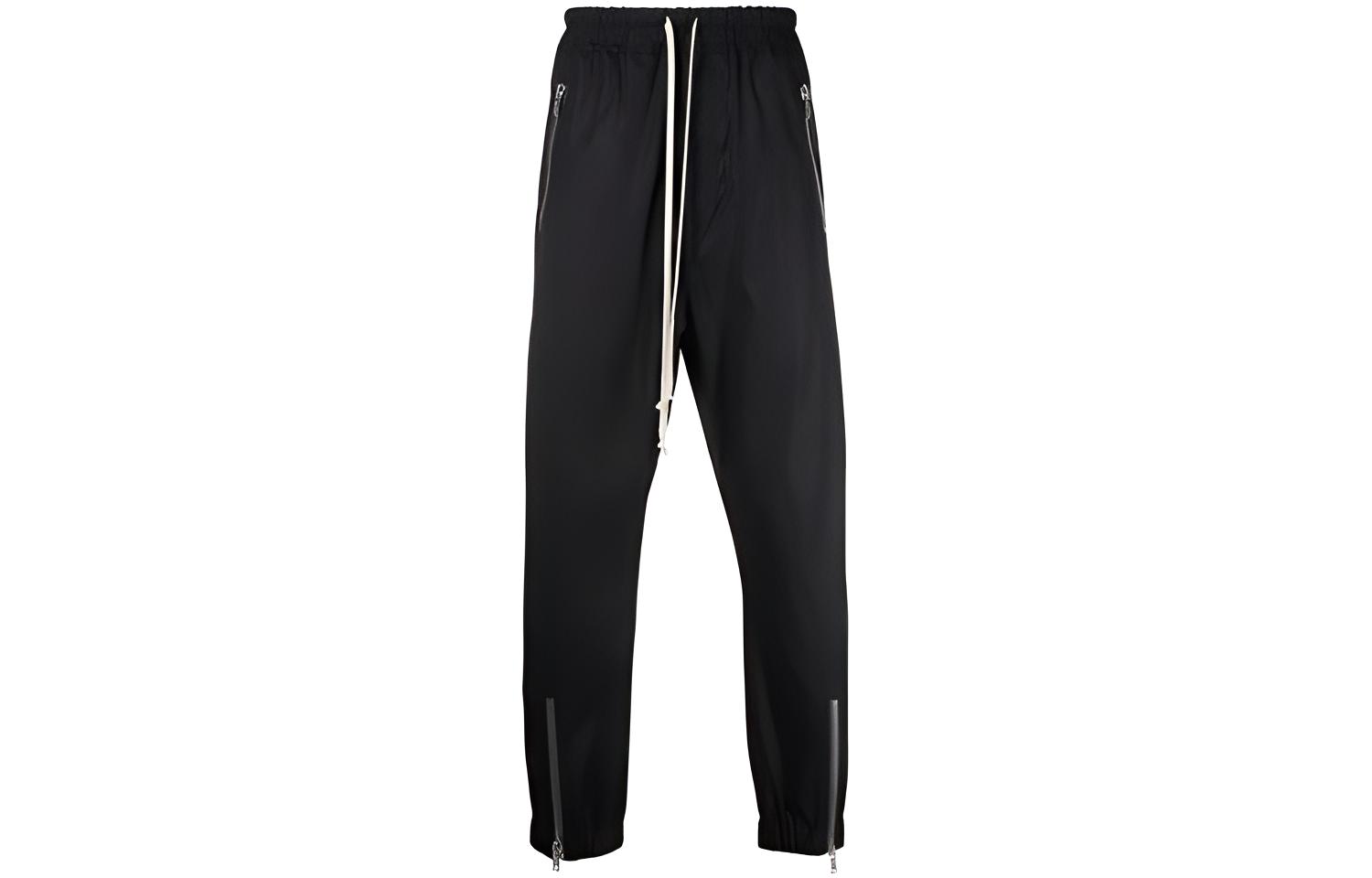 RICK OWENS Tecuatl Drop crotch Track Pants