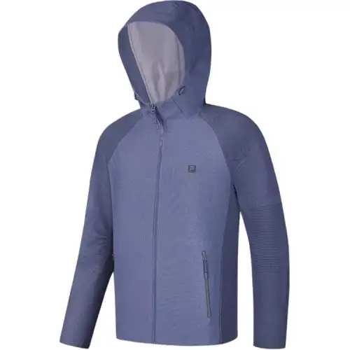 FILA Fitness Jacket Men's Bright Gray Blue