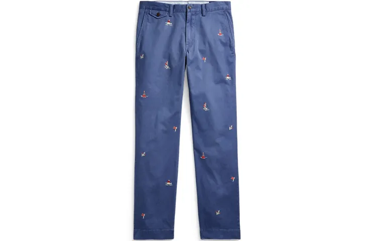 Polo Ralph Lauren SS22 Casual Pants Men's Marine Blue