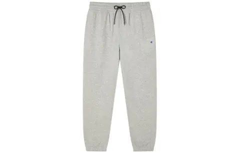Champion Fleece Lined Solid Color Mid Rise Knitted Sweatpants Unisex