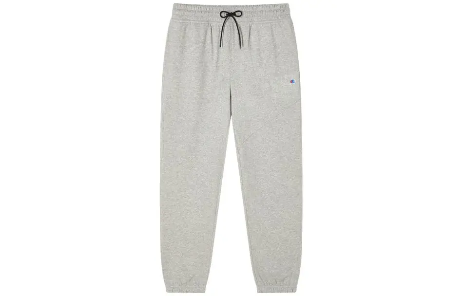 Champion Fleece Lined Solid Color Mid Rise Knitted Sweatpants Unisex