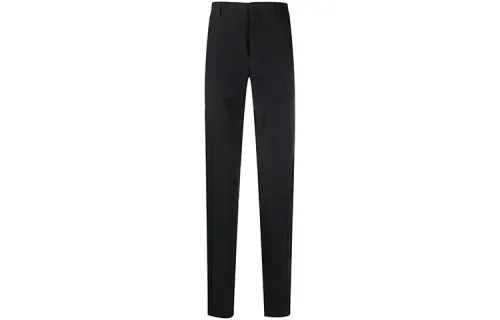 PRADA Casual Pants Men's Black Moderate Slim Fit Pants