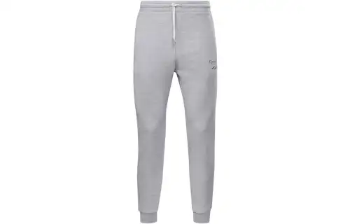 Reebok PANTS Knitted Sweatpants Men's Medium Heather Gray