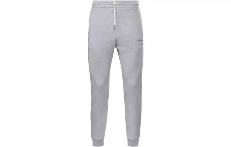 Reebok PANTS Knitted Sweatpants Men's Medium Heather Gray