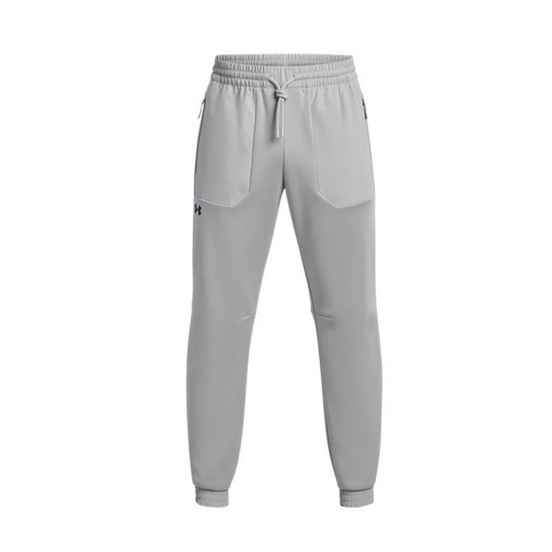 Under Armour Swacket Knitted Sweatpants Men's Gray Moderate Cuffed Pants