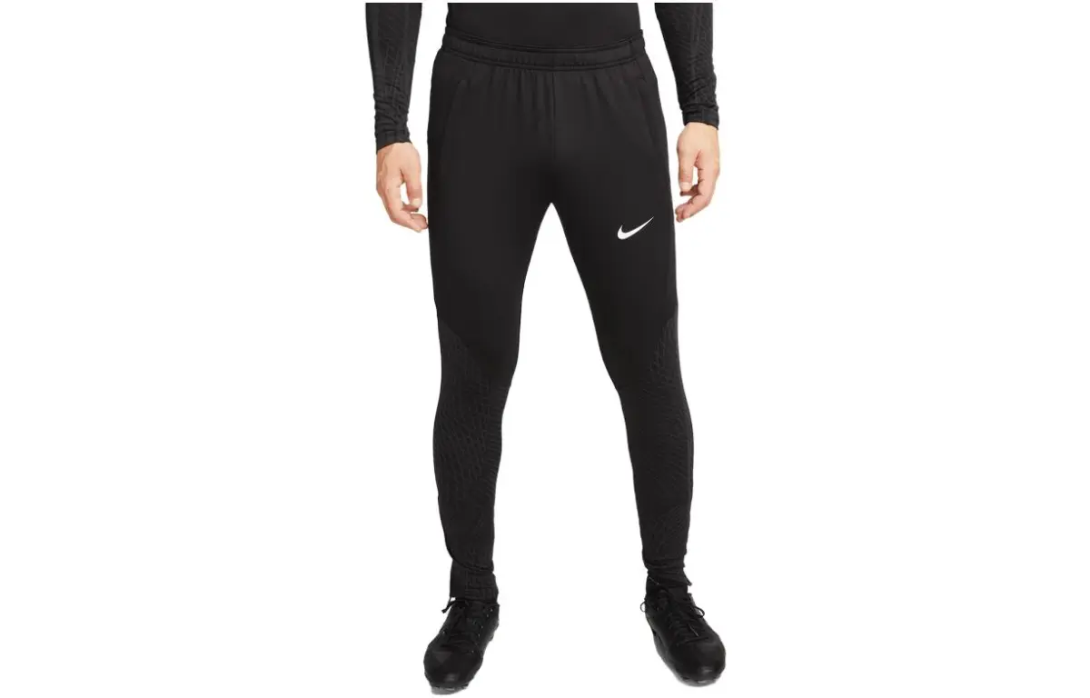 Nike Knitted Sweatpants Men's Black Moderate Slim Fit Pants