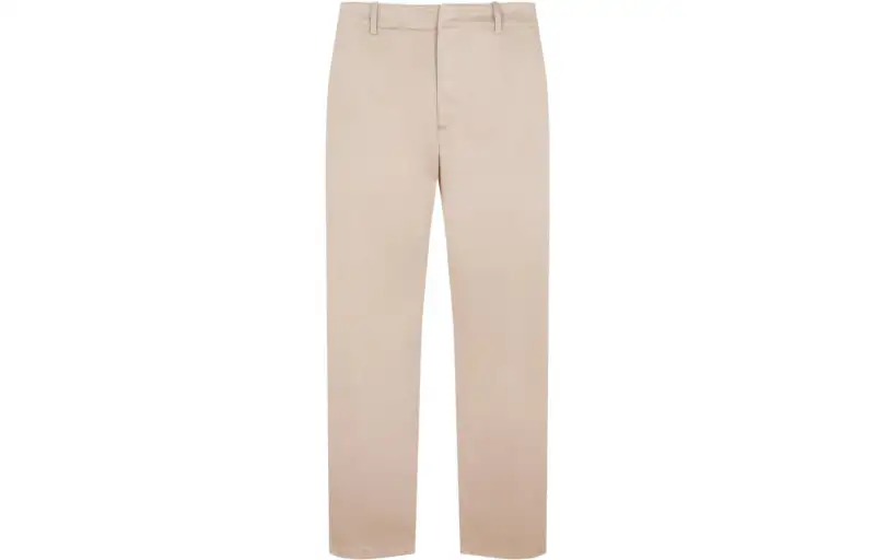 PRADA Casual Pants Men's Beige Moderate Straight Fit Pants