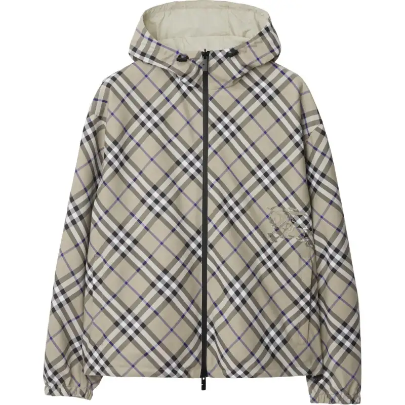Burberry checked reversible jacket