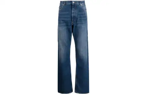 OFF WHITE Loose fit Straight leg Jeans