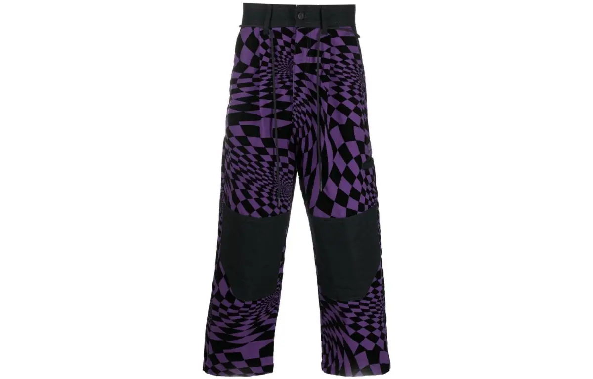 Vans Casual Pants Men's Black Purple