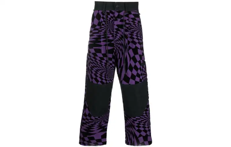 Vans Casual Pants Men's Black Purple