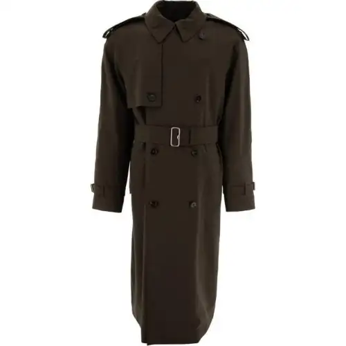 Burberry Belted Double Breasted Trench Coat