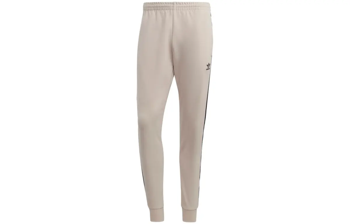 Adidas Originals Trefoil Knitted Sweatpants Men's Beige